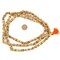 The Bead Chest Vintage-Style Carved Bone Skull Beads Long Strand 7mm Nepal Brown 46 Inch Strand